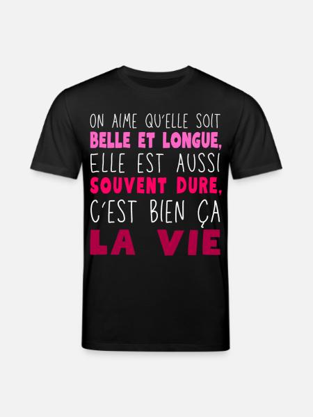 Schönes und langes Leben - Stanley/Stella Unisex Bio-T-Shirt CREATOR  - Schwarz