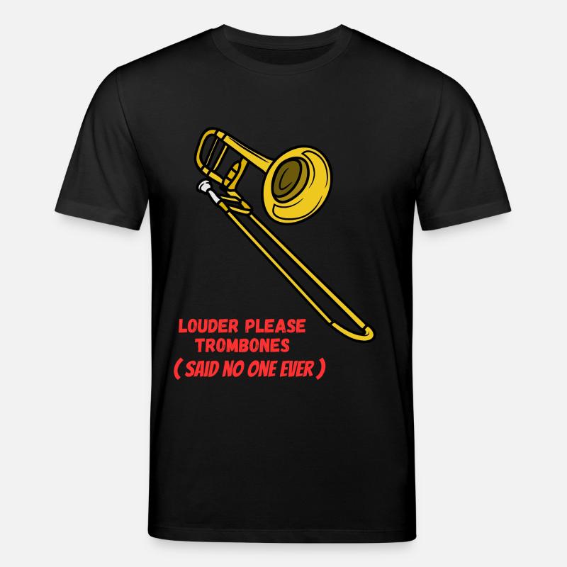 Louder_please_Trombones - Stanley/Stella Unisex Bio-T-Shirt CREATOR  - Schwarz