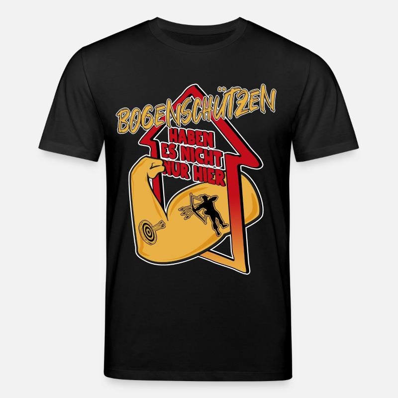 Bogen schießen - Stanley/Stella Unisex Bio-T-Shirt CREATOR  - Schwarz