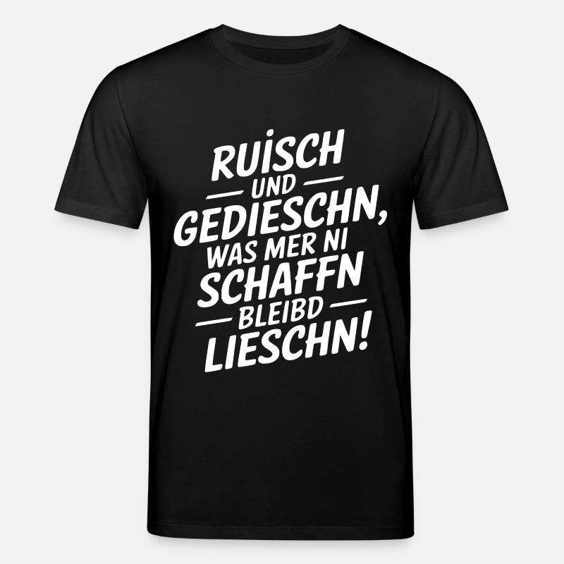 Dialecte saxon disant Saxe - T-shirt bio CREATOR Stanley/Stella Unisexe - noir