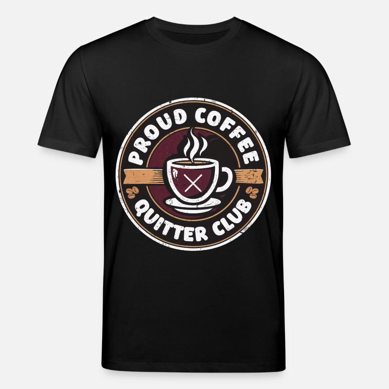 Kaffeeentzug Koffeinfrei Ex-Kaffeetrinker - Stanley/Stella Unisex Bio-T-Shirt CREATOR  - Schwarz