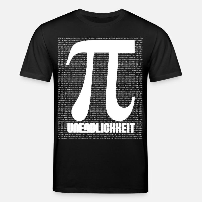 Pi Symbol Pattern Nerd - Stanley/Stella CREATOR Unisex Organic T-Shirt - black