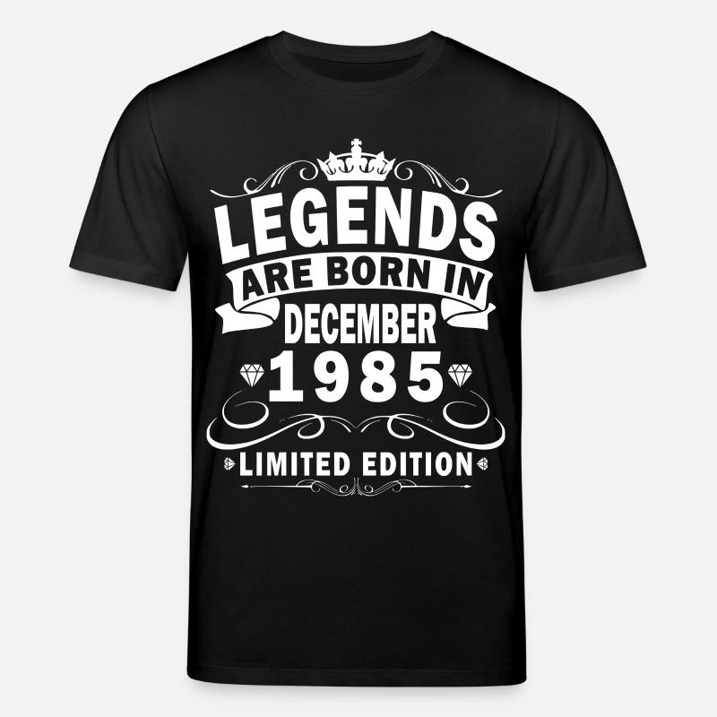Dezember 1985 - Stanley/Stella Unisex Bio-T-Shirt CREATOR  - Schwarz