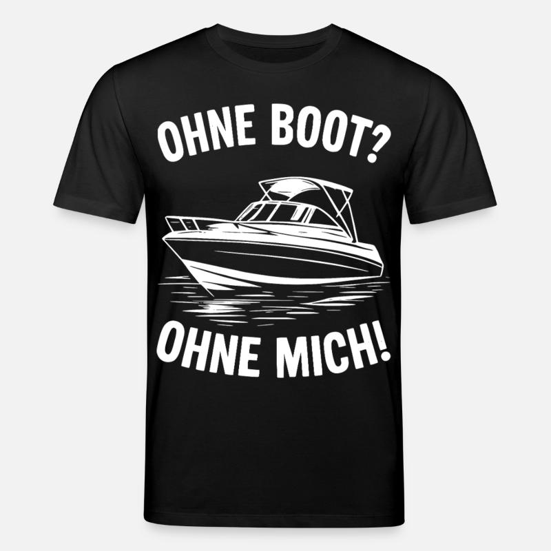 Ohne Boot? Ohne Mich! - Stanley/Stella Unisex Bio-T-Shirt CREATOR - Schwarz