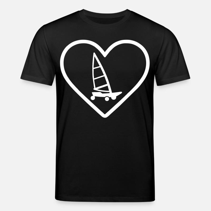 Heart Land Sailing – Attraction éolienne - T-shirt bio CREATOR Stanley/Stella Unisexe - noir