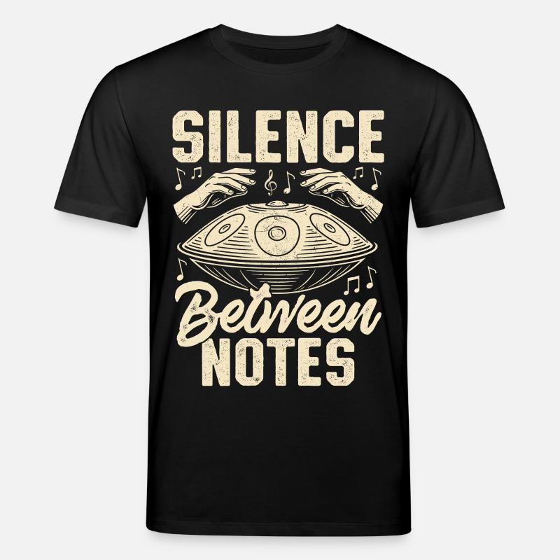 Silence Between Notes - Stanley/Stella CREATOR Unisex Organic T-Shirt - black