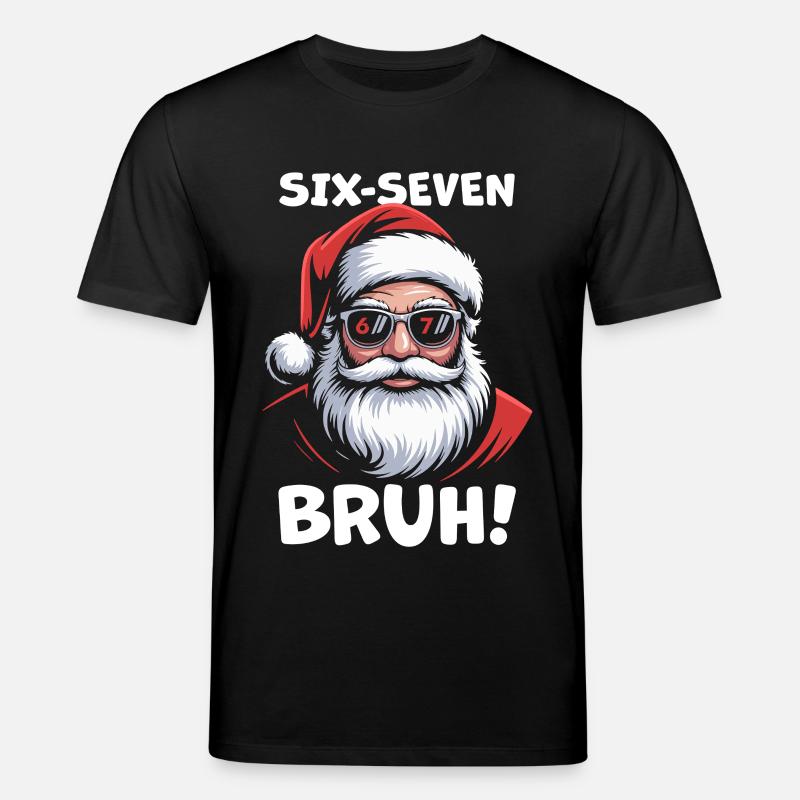 Weihnachtsmann Sechs Sieben - Stanley/Stella Unisex Bio-T-Shirt CREATOR  - Schwarz