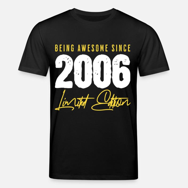 20e anniversaire 2006 Édition limitée - T-shirt bio CREATOR Stanley/Stella Unisexe - noir