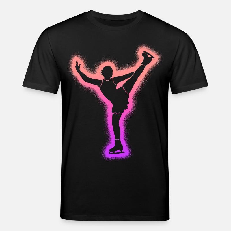 Eiskunstläuferin Eislaufen Mädchen Eiskunstlauf - Stanley/Stella CREATOR Unisex Organic T-Shirt - black