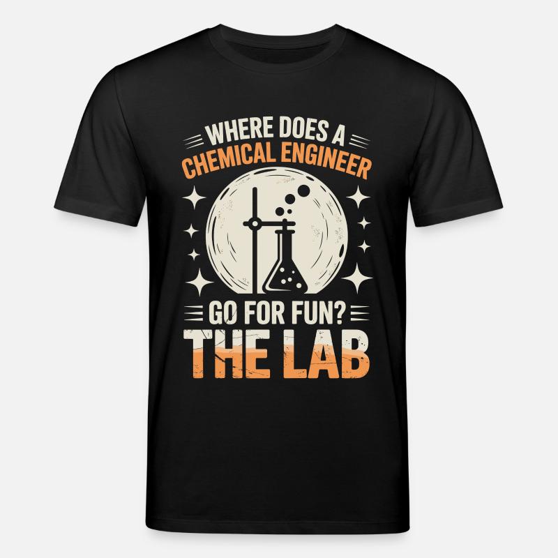 Proud engineering lab life - Stanley/Stella CREATOR Unisex Organic T-Shirt - black
