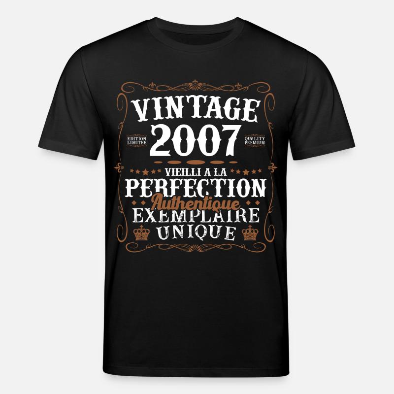 authentique_2007 - Stanley/Stella Unisex Bio-T-Shirt CREATOR  - Schwarz