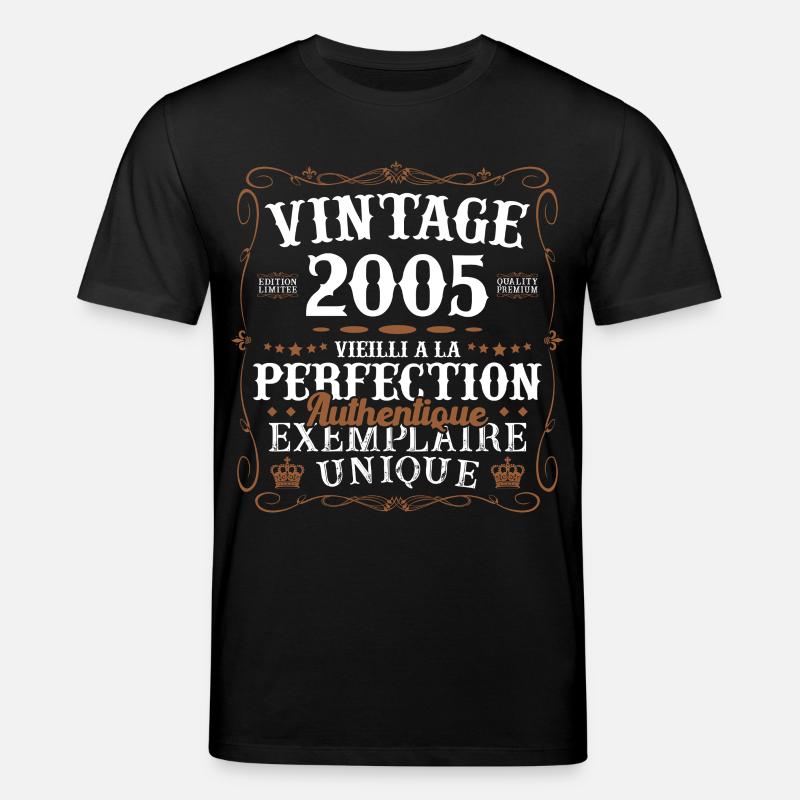 authentique_2005 - Stanley/Stella Unisex Bio-T-Shirt CREATOR  - Schwarz