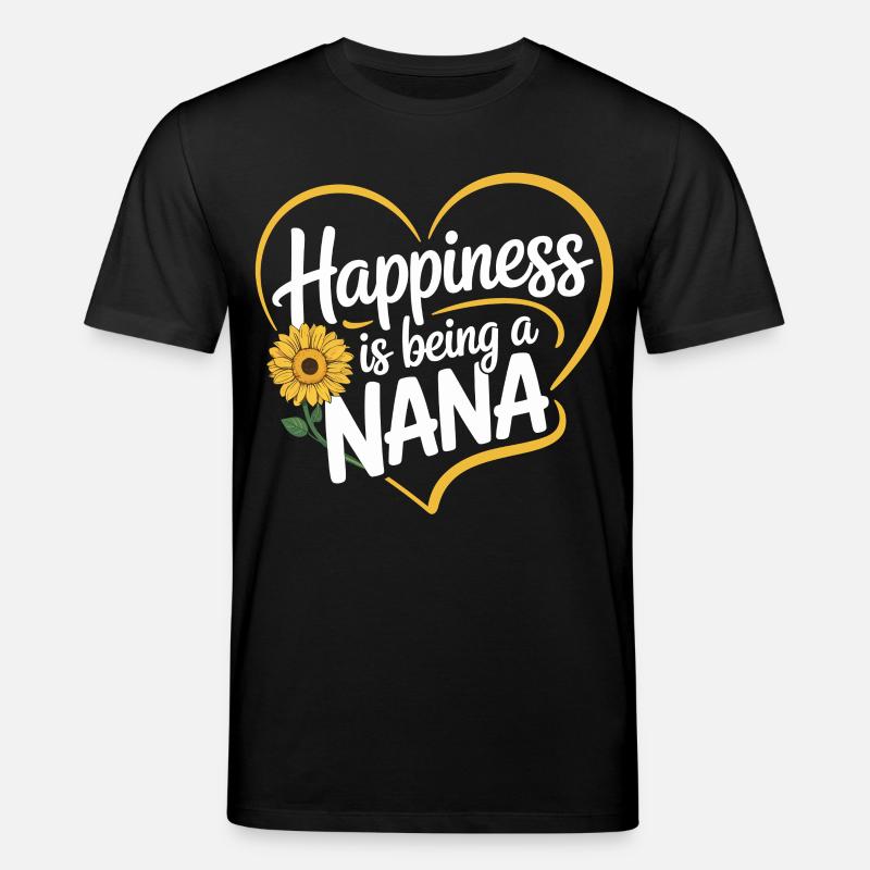 Glück Oma Sein - Stanley/Stella Unisex Bio-T-Shirt CREATOR  - Schwarz