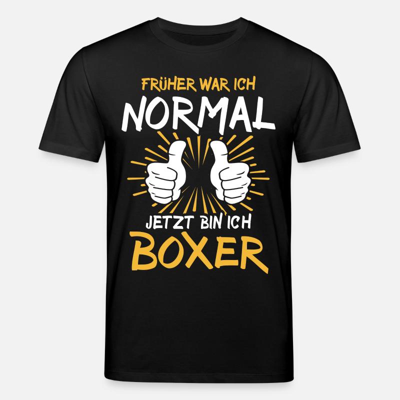 Boxer Spruch - Stanley/Stella Unisex Bio-T-Shirt CREATOR  - Schwarz