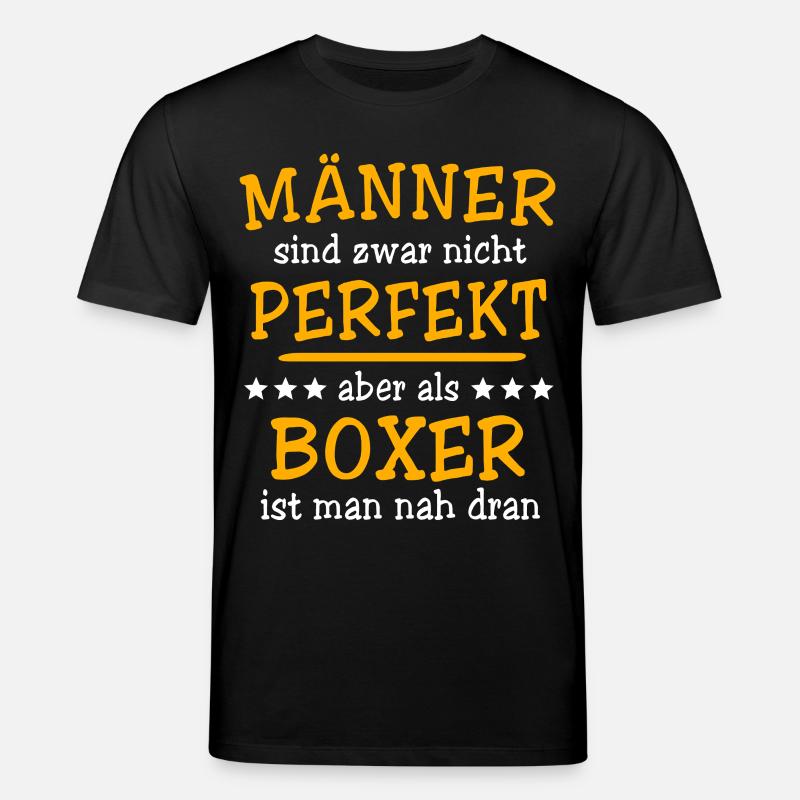 Boxer Boxen - Stanley/Stella Unisex Bio-T-Shirt CREATOR  - Schwarz