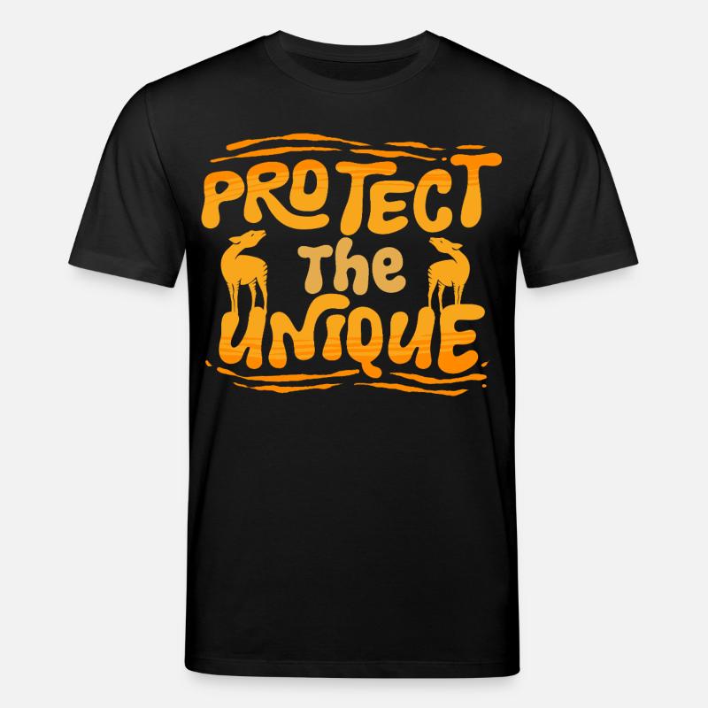 Niveau Okapi Protéger l’Unique - T-shirt bio CREATOR Stanley/Stella Unisexe - noir