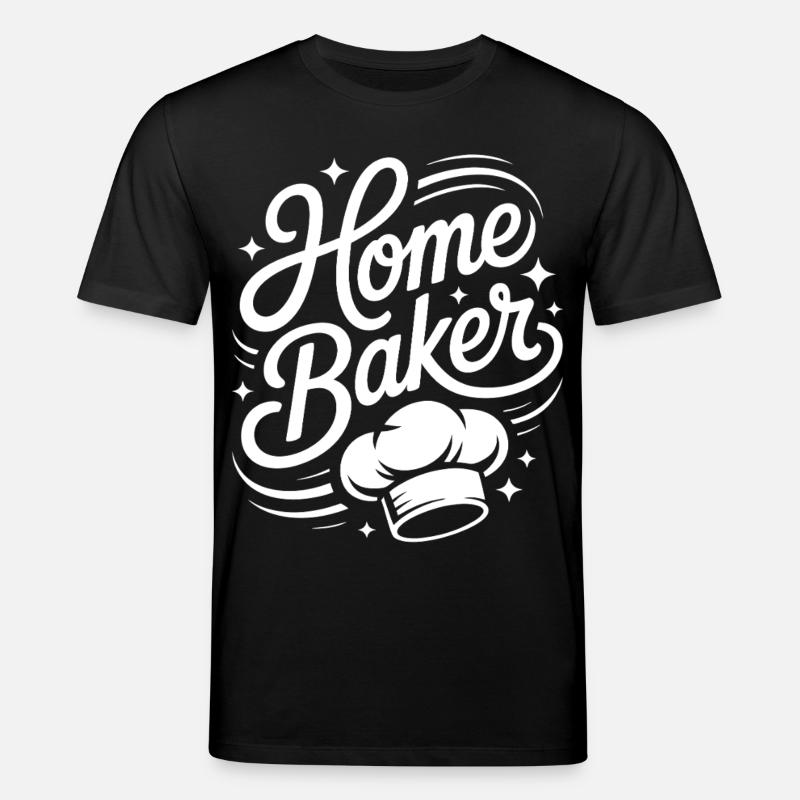 Home Baker Motiv — Küchenchef Script - Stanley/Stella Unisex Bio-T-Shirt CREATOR  - Schwarz