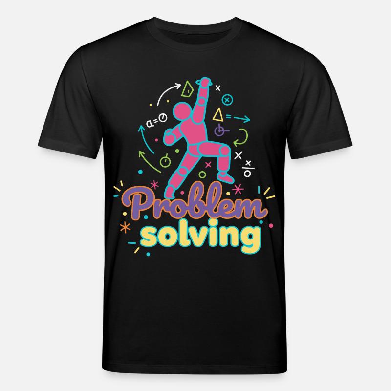Problem Solving Climbing Rock Bouldering Fun - Stanley/Stella CREATOR Unisex Organic T-Shirt - black