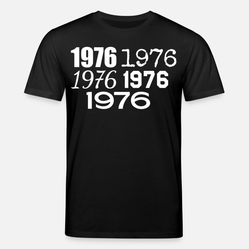 1976 - Stanley/Stella CREATOR Unisex Organic T-Shirt - black