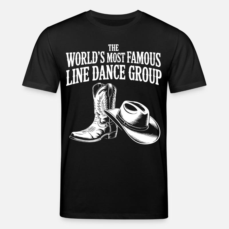 Weltberühmte Line Dance Gruppe - Stanley/Stella Unisex Bio-T-Shirt CREATOR - Schwarz