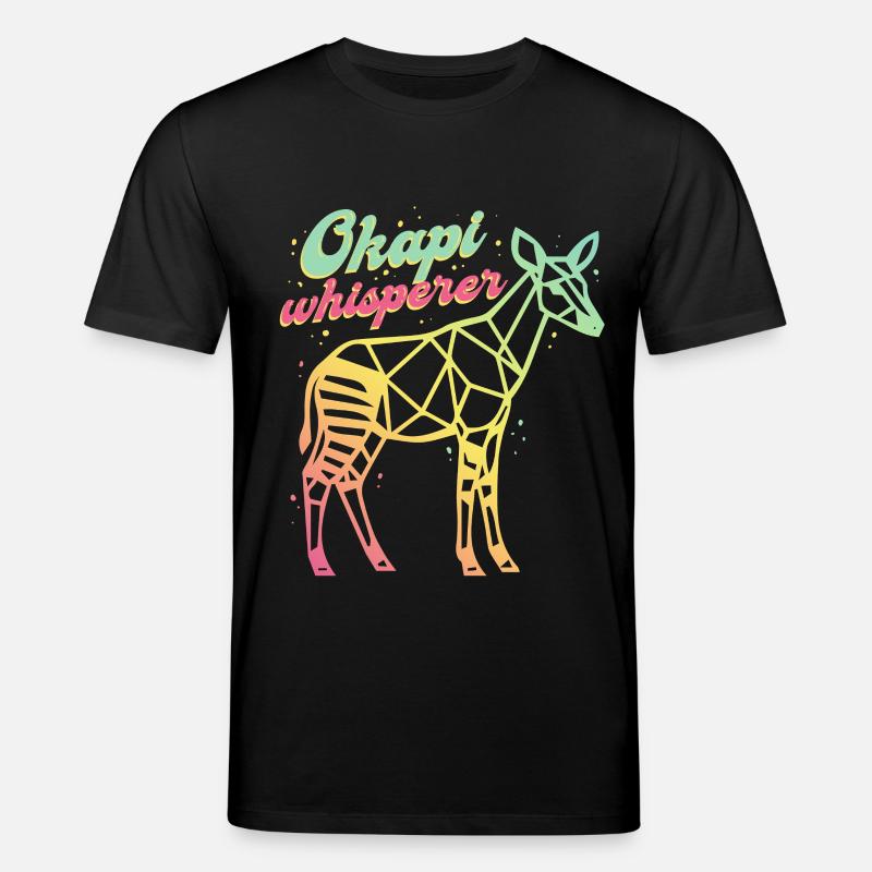 Okapi Whisperer - Stanley/Stella Unisex Bio-T-Shirt CREATOR  - Schwarz