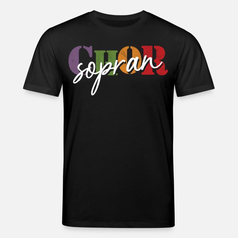 Soprano de chœur - T-shirt bio CREATOR Stanley/Stella Unisexe - noir