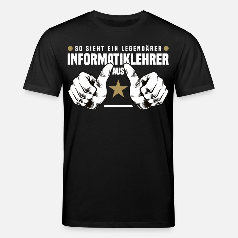Informatiklehrer - Stanley/Stella Unisex Bio-T-Shirt CREATOR - Schwarz