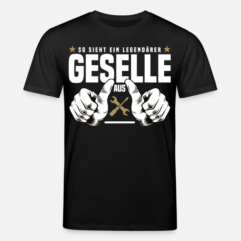Geselle - Stanley/Stella Unisex Bio-T-Shirt CREATOR  - Schwarz