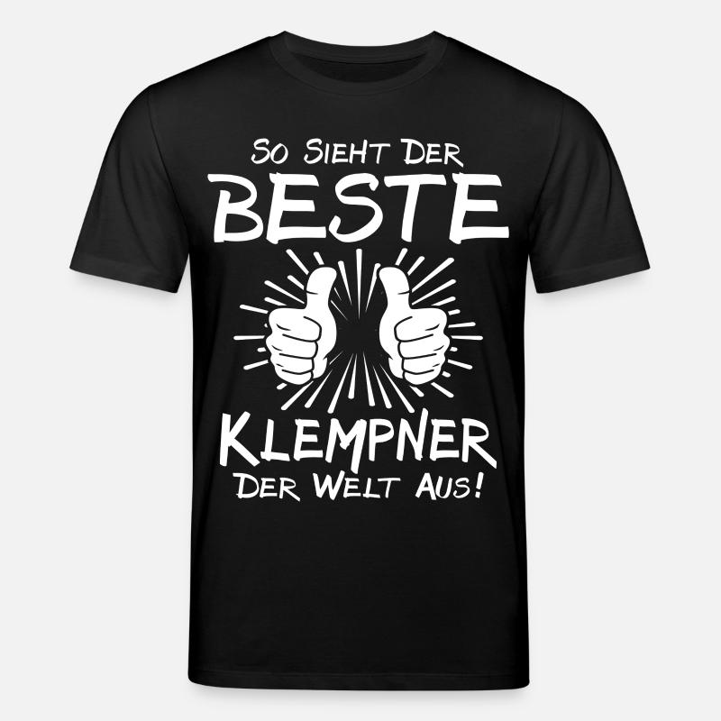 Bester Klempner - Stanley/Stella Unisex Bio-T-Shirt CREATOR  - Schwarz