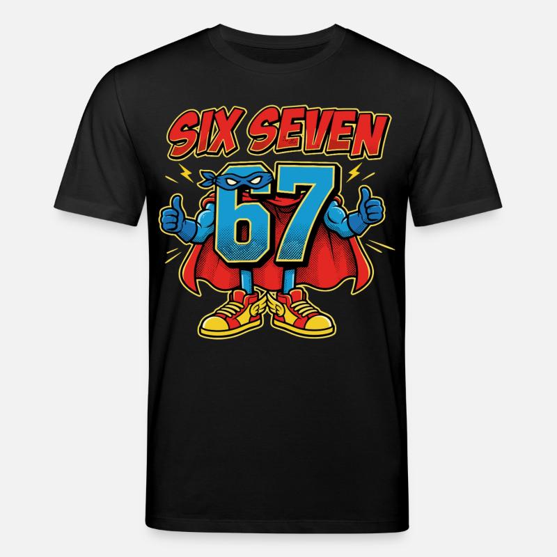 6-7 Meme 67 – Sechs Sieben Schulwitz - Stanley/Stella Unisex Bio-T-Shirt CREATOR  - Schwarz