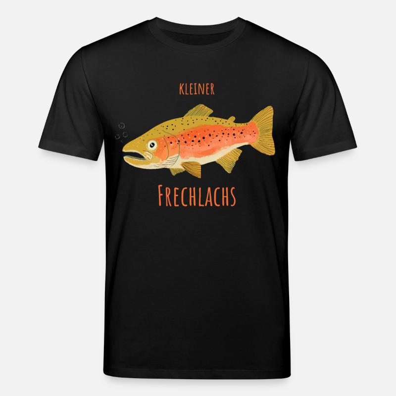 Kleiner Frechlachs - Stanley/Stella Unisex Bio-T-Shirt CREATOR  - Schwarz