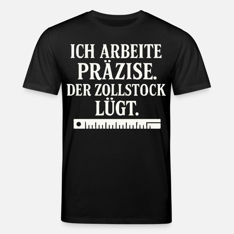 Règle du pliage des artisans - T-shirt bio CREATOR Stanley/Stella Unisexe - noir