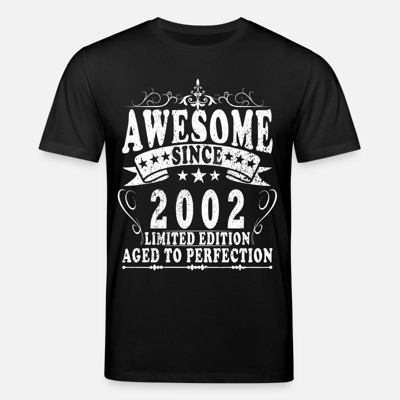 Awesome 2002 Limited Edition - Stanley/Stella Unisex Bio-T-Shirt CREATOR  - Schwarz