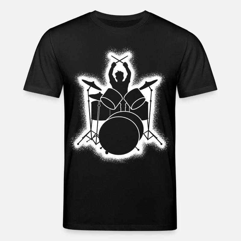 Schlagzeug Schlagzeuger Drummer - Stanley/Stella Unisex Bio-T-Shirt CREATOR - Schwarz