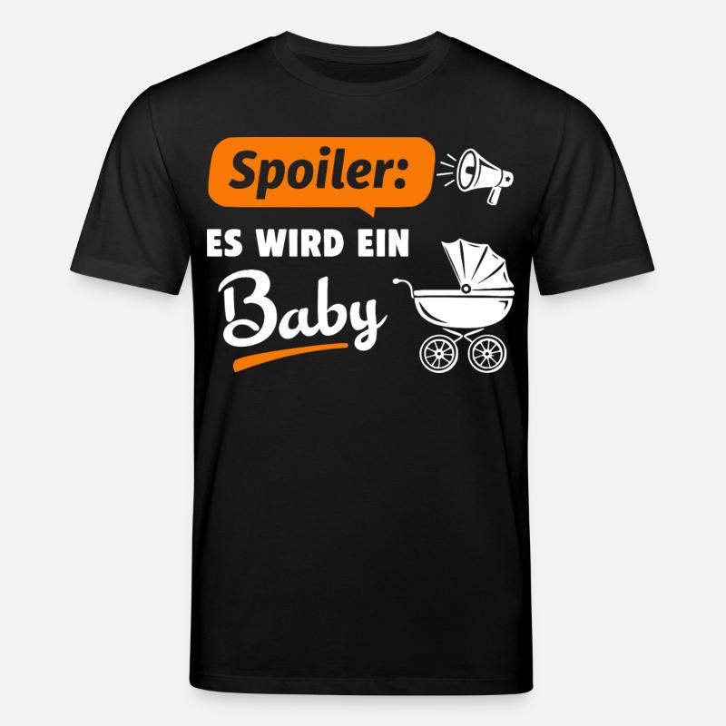 Spoiler : Ça va être un bébé - T-shirt bio CREATOR Stanley/Stella Unisexe - noir