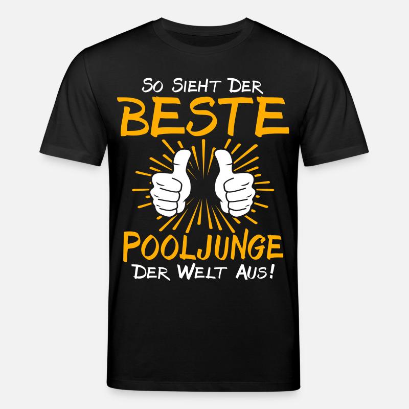 Pooljunge Geschenkidee - Stanley/Stella Unisex Bio-T-Shirt CREATOR  - Schwarz