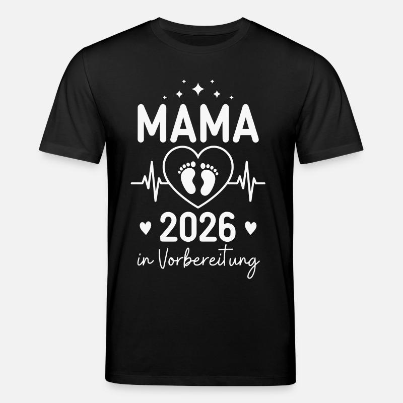 Mama 2026 in Vorbereitung - Stanley/Stella Unisex Bio-T-Shirt CREATOR - Schwarz