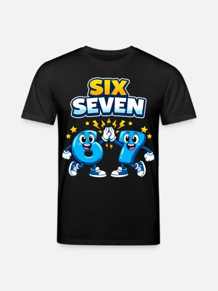 Nummer 67 Seks Syv - 6 7 Memes - Stanley/Stella CREATOR økologisk unisex-T-shirt - sort