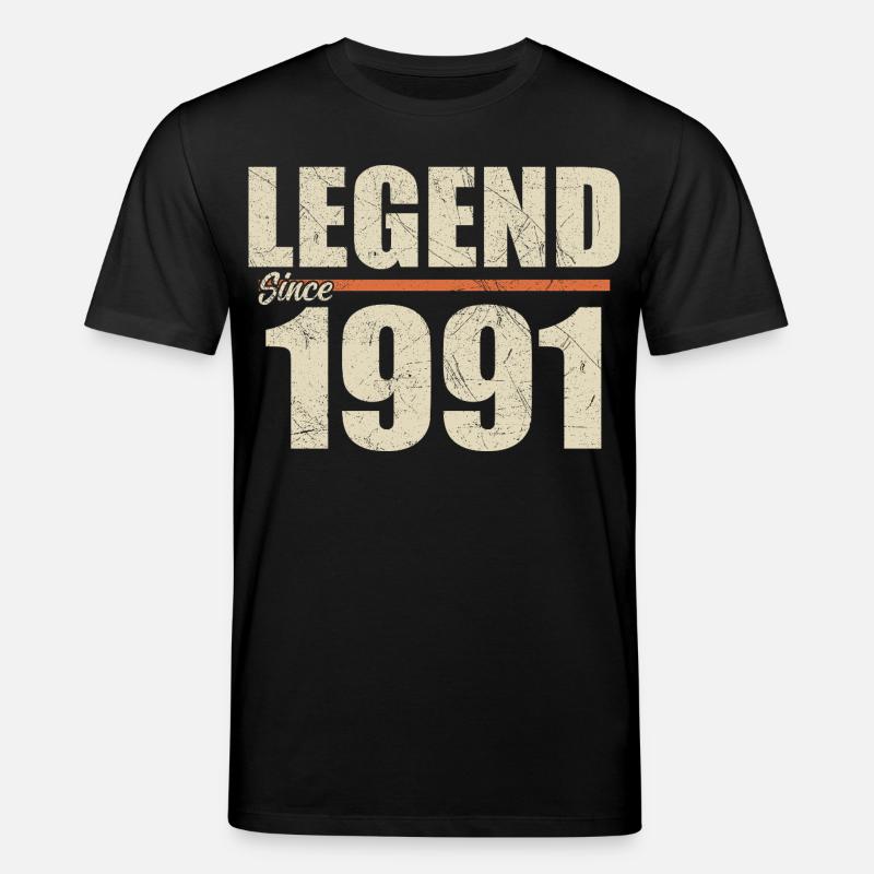 Jubiläum 1991 | Legende seit 1991 - Stanley/Stella Unisex Bio-T-Shirt CREATOR  - Schwarz