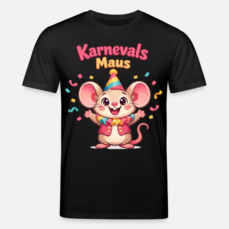 Carnival Mouse Kölsche Mädsche – Kölle Alaaf - T-shirt bio CREATOR Stanley/Stella Unisexe - noir