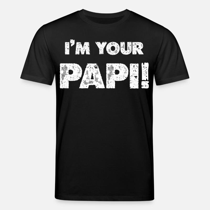 Ich bin dein Papi - Stanley/Stella Unisex Bio-T-Shirt CREATOR  - Schwarz