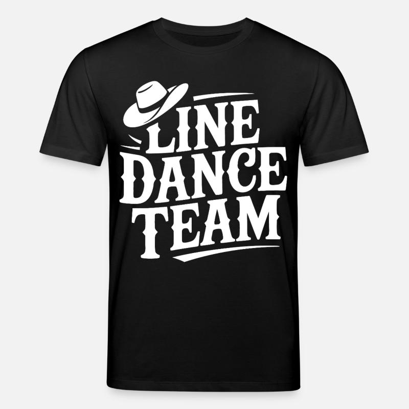 Line Dance Team Logo - Stanley/Stella Unisex Bio-T-Shirt CREATOR  - Schwarz