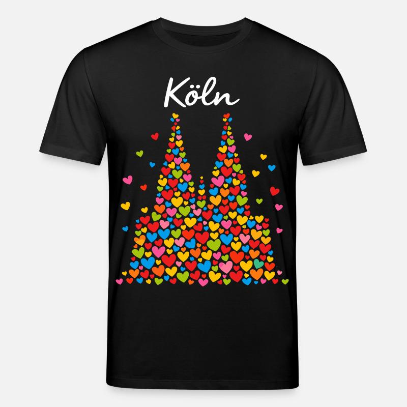 Köln Karneval Alaaf Konfetti Geschenk - Stanley/Stella Unisex Bio-T-Shirt CREATOR  - Schwarz