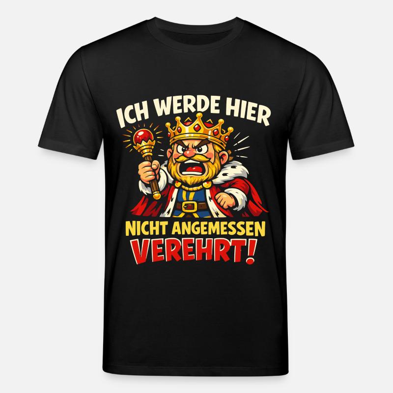Un roi pas suffisamment vénéré - T-shirt bio CREATOR Stanley/Stella Unisexe - noir