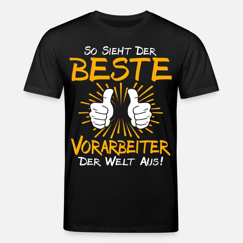 Vorarbeiter Geschenkidee - Stanley/Stella Unisex Bio-T-Shirt CREATOR  - Schwarz