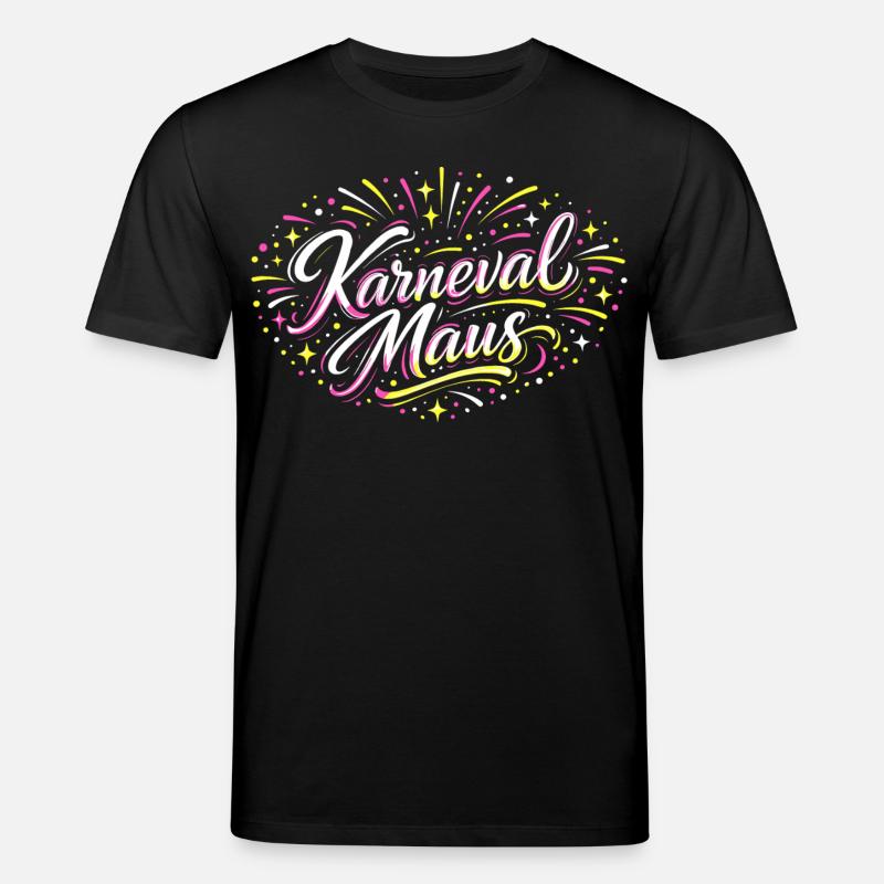 Kölner Karnevalsmaus Alaaf Lustig Fasching Geschen - Stanley/Stella Unisex Bio-T-Shirt CREATOR  - Schwarz