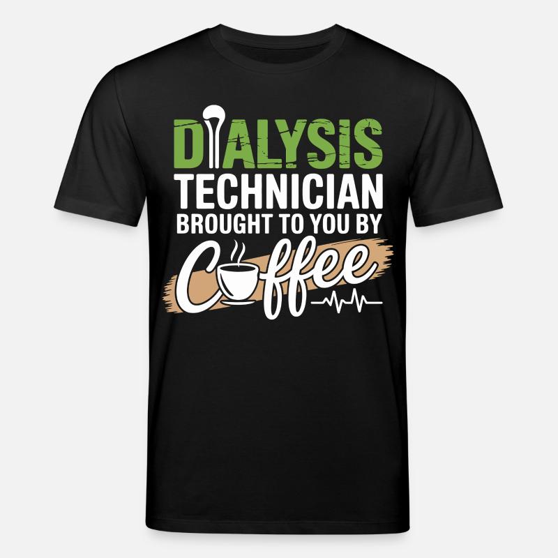 Dialyse-Techniker Kaffee Motiv - Stanley/Stella Unisex Bio-T-Shirt CREATOR  - Schwarz