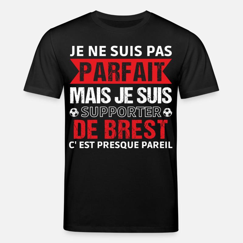 Brest-Supporter Brest Fußballgeschenk - Stanley/Stella Unisex Bio-T-Shirt CREATOR - Schwarz