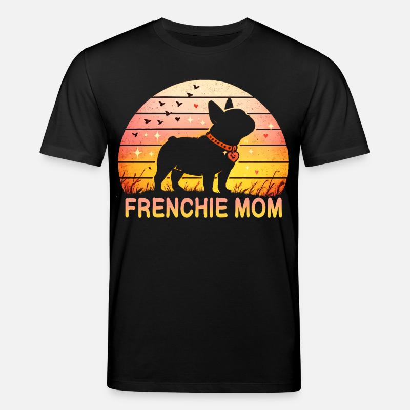 Frenchie Mom - Stanley/Stella Unisex Bio-T-Shirt CREATOR  - Schwarz