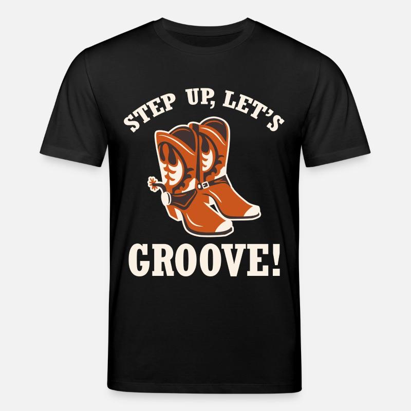 Step Up Boots Groove - Stanley/Stella Unisex Bio-T-Shirt CREATOR  - Schwarz